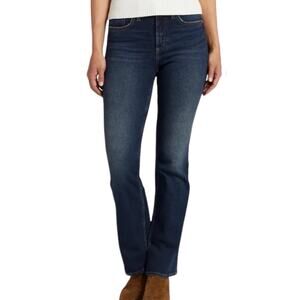 Silver Jeans Infinite Fit Bootcut Mid Rise Dark Wash Indigo Women’s Plus Size 1X